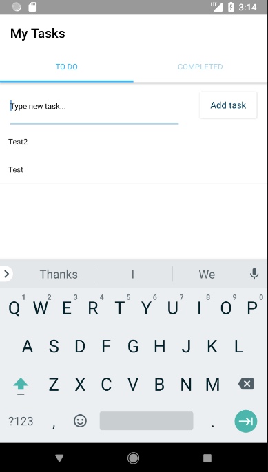We can add items